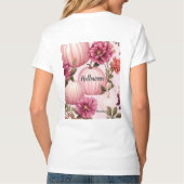 Overlevende Pink Pumpkin Halloween T-shirt (Achterkant)