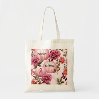 Overlevende Pink Pumpkin Halloween Tote Bag