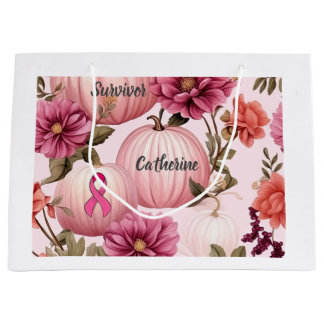 Overlevende. Pink Pumpkins voor oktober. Groot Cadeauzakje