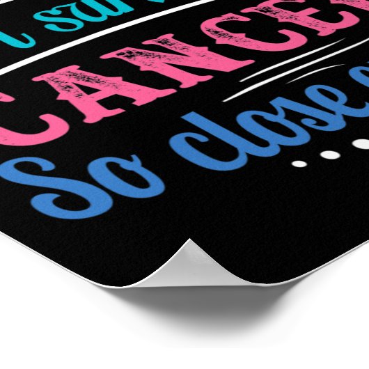 Overlevende schildklierkanker poster (Hoek)