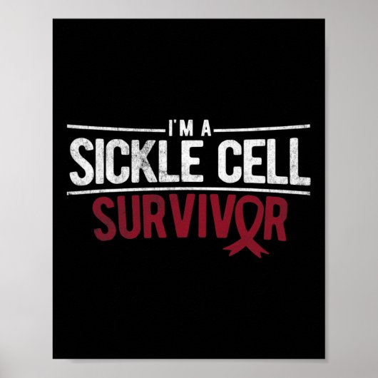 Overlevende sikkelcel poster (Voorkant)