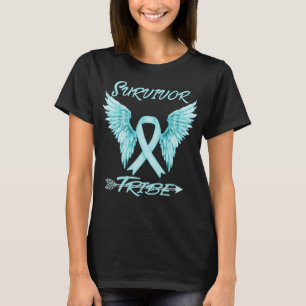 Overlevende stam Ovarian Cancer Awareness Gift T-shirt