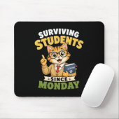 Overlevende studenten sinds maandag grappige kat l muismat (Met muis)