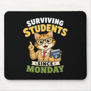 Overlevende studenten sinds maandag grappige kat l muismat