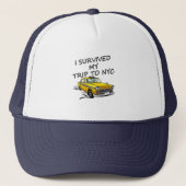 Overlevende Trip NYC Funny Trucker Hat Trucker Pet (Voorkant)