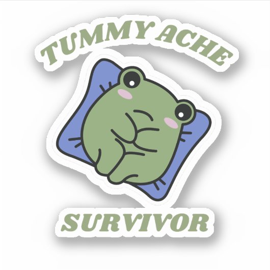 Overlevende tumorpijn sticker (Voorkant)