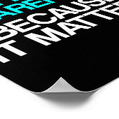 Overlevende van aangeboren hartafwijking CHD-strij Poster (Hoek)