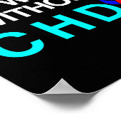 Overlevende van aangeboren hartafwijking CHD-strij Poster (Hoek)