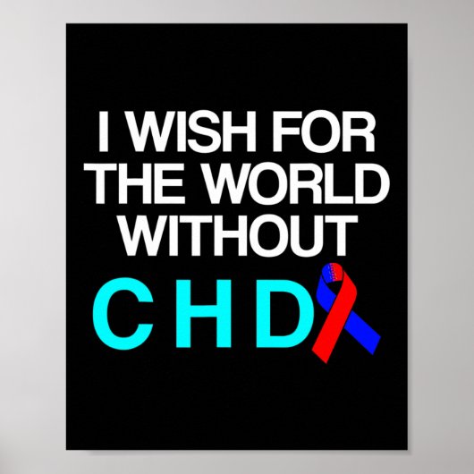 Overlevende van aangeboren hartafwijking CHD-strij Poster (Voorkant)