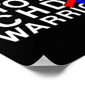 Overlevende van aangeboren hartafwijking CHD-strij Poster (Hoek)