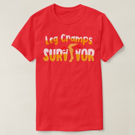 Overlevende van beenkrampen t-shirt (Design voorkant)