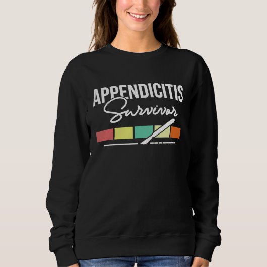 Overlevende van blindedarmontsteking  Appendectomi Trui (Voorkant)