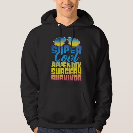 Overlevende van blindedarmoperatie Appendectomie Hoodie (Voorkant)