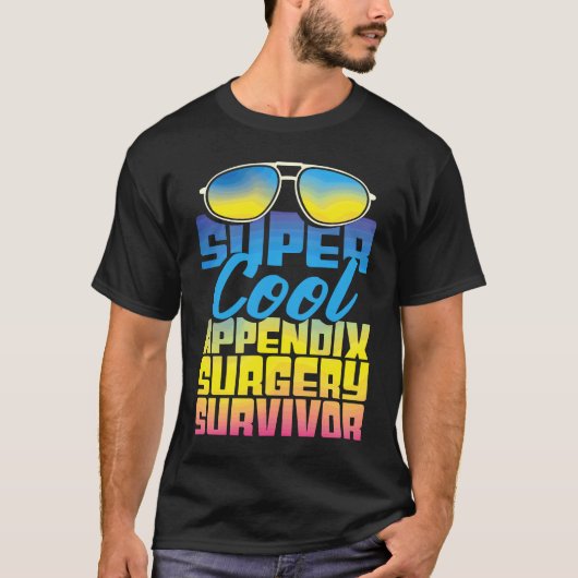 Overlevende van blindedarmoperatie Appendectomie T-shirt (Voorkant)