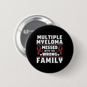 Overlevende van bloedkanker Plasma Cell Myeloom Be Ronde Button 5,7 Cm (Voorkant /achterkant)