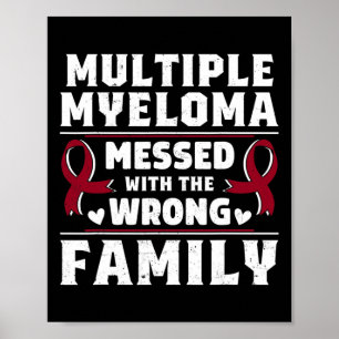 Overlevende van bloedkanker Plasma-celmyeloom bewu Poster