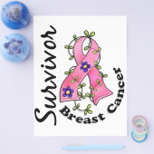 Overlevende van borstkanker 15 flyer (Enkel)