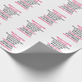 Overlevende van borstkanker cadeaupapier (Hoek)