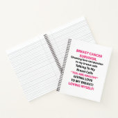 Overlevende van borstkanker notitieboek (Binnen)