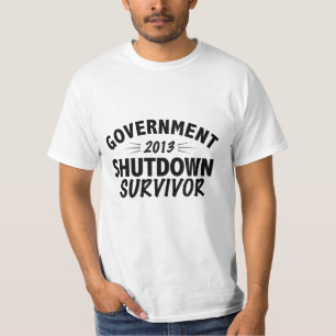 Overlevende van de sluiting door de overheid t-shirt