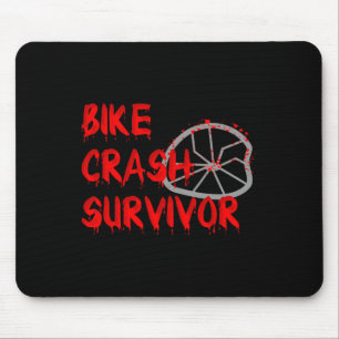 Overlevende van een fietscrash Funny val en ongeva Muismat