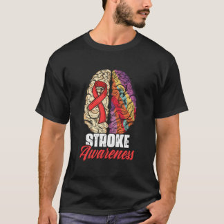 Overlevende van een hersenberoerte Rode Lint Beroe T-shirt