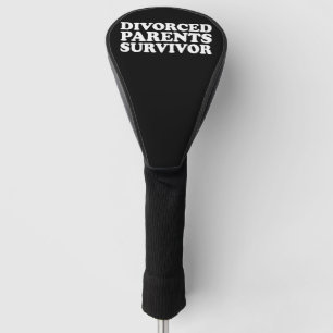 Overlevende van Gescheiden Ouders Grappig Golfheadcover