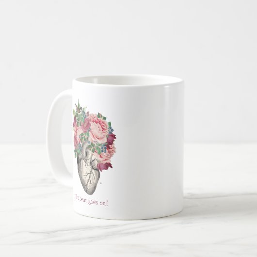 Overlevende van hartaanval koffiemok (Voorkant links)