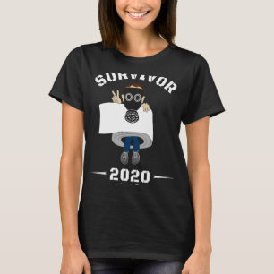 Overlevende van het grote toiletpapiertekort 2020 t-shirt