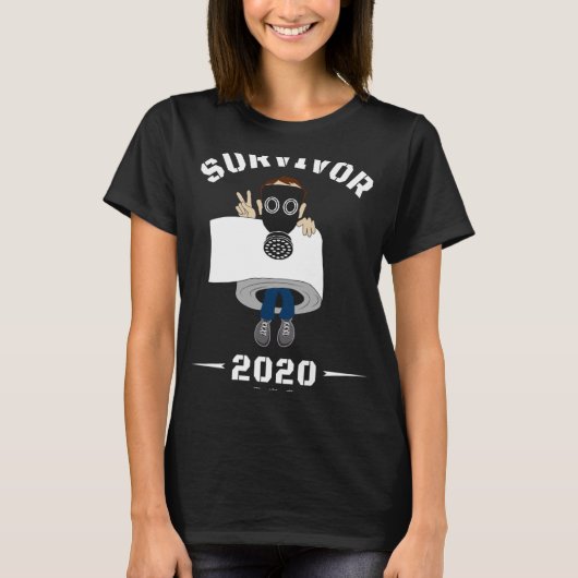 Overlevende van het grote toiletpapiertekort 2020 t-shirt (Voorkant)