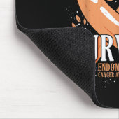 Overlevende van kanker Perzik Ribbon Endometriumka Muismat (Hoek)