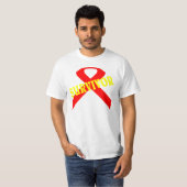 Overlevende van kanker. t-shirt (Voorkant volledig)