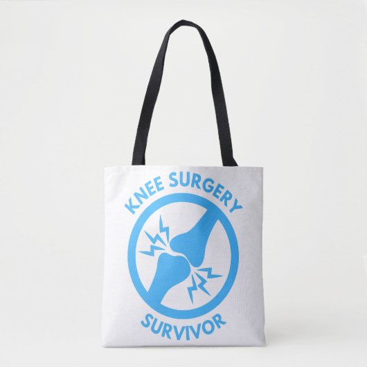 Overlevende van knieoperatie  tote bag (Voorkant)