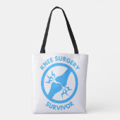 Overlevende van knieoperatie  tote bag (Achterkant)