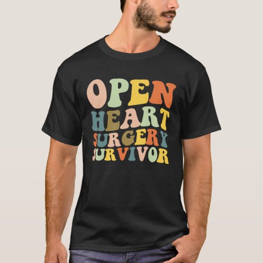 Overlevende van openhartoperatie Hartoperatie Hers T-shirt (Voorkant)
