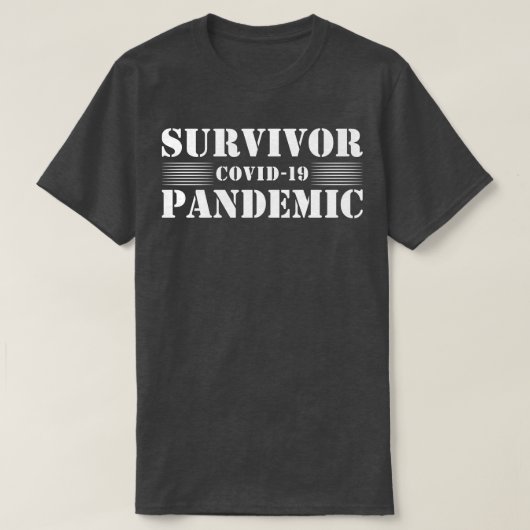 Overlevende van pandemie t-shirt (Design voorkant)