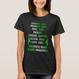 Overlevende van traumatisch hersenletsel verslaan  t-shirt