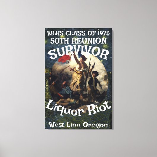Overlevende WLHS 50E REÜNIEKLAS 1975 Canvas Afdruk (Voorkant)