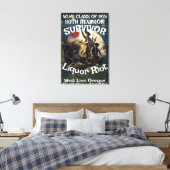 Overlevende WLHS 50E REÜNIEKLAS 1975 Canvas Afdruk (Insitu (Slaapkamer))