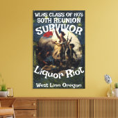 Overlevende WLHS 50E REÜNIEKLAS 1975 Canvas Afdruk (Insitu (Woonkamer))