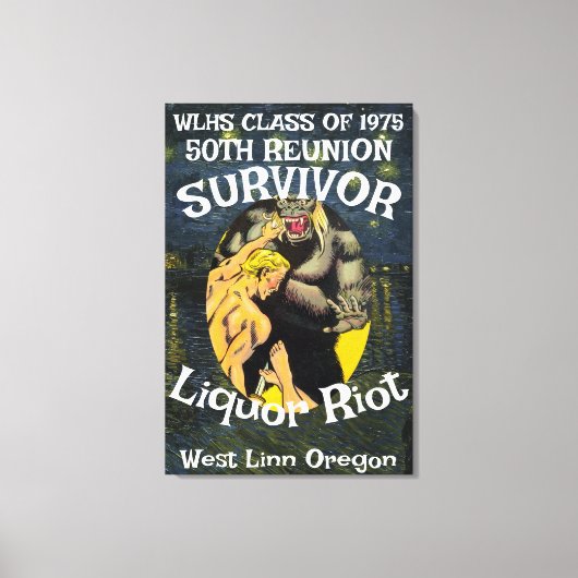 Overlevende WLHS 50E REÜNIEKLAS 1975 Canvas Afdruk (Voorkant)