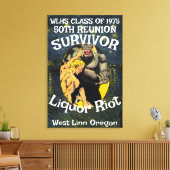 Overlevende WLHS 50E REÜNIEKLAS 1975 Canvas Afdruk (Insitu (Woonkamer))