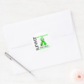 Overlevende ziekte van Lyme 9 Ronde Sticker (Envelop)