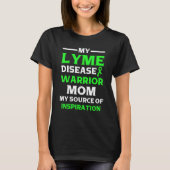 Overlevende ziekte van Lyme Warrior Awareness 69 T-shirt (Voorkant)