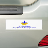 Overlevenden ondersteunen bumpersticker (Op auto)