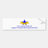 Overlevenden ondersteunen bumpersticker (Voorkant)