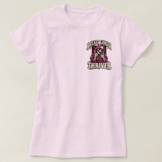 Overlever Borstkanker Roze Reaper Overlevende Grap T-shirt