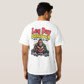 Overlever Overlevende Uitgeputte Gorilla Gym T-shirt (Achterkant volledig)
