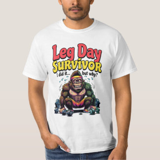 Overlever Overlevende Uitgeputte Gorilla Gym T-shirt