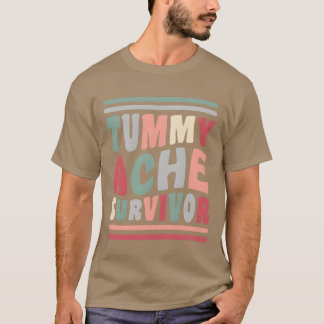 Overlever van buikpijn 80s 70s Vibe Cadeau vintage T-shirt